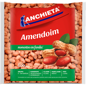 AMENDOIM ANCHIETA 500G BRANCO